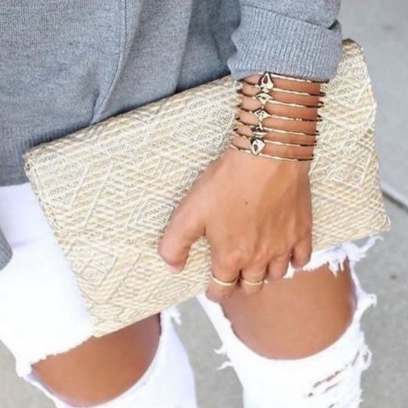 ๐ Stella & Dot, Becker Gold Cage Cuff, NWOT - Picture 3 of 4